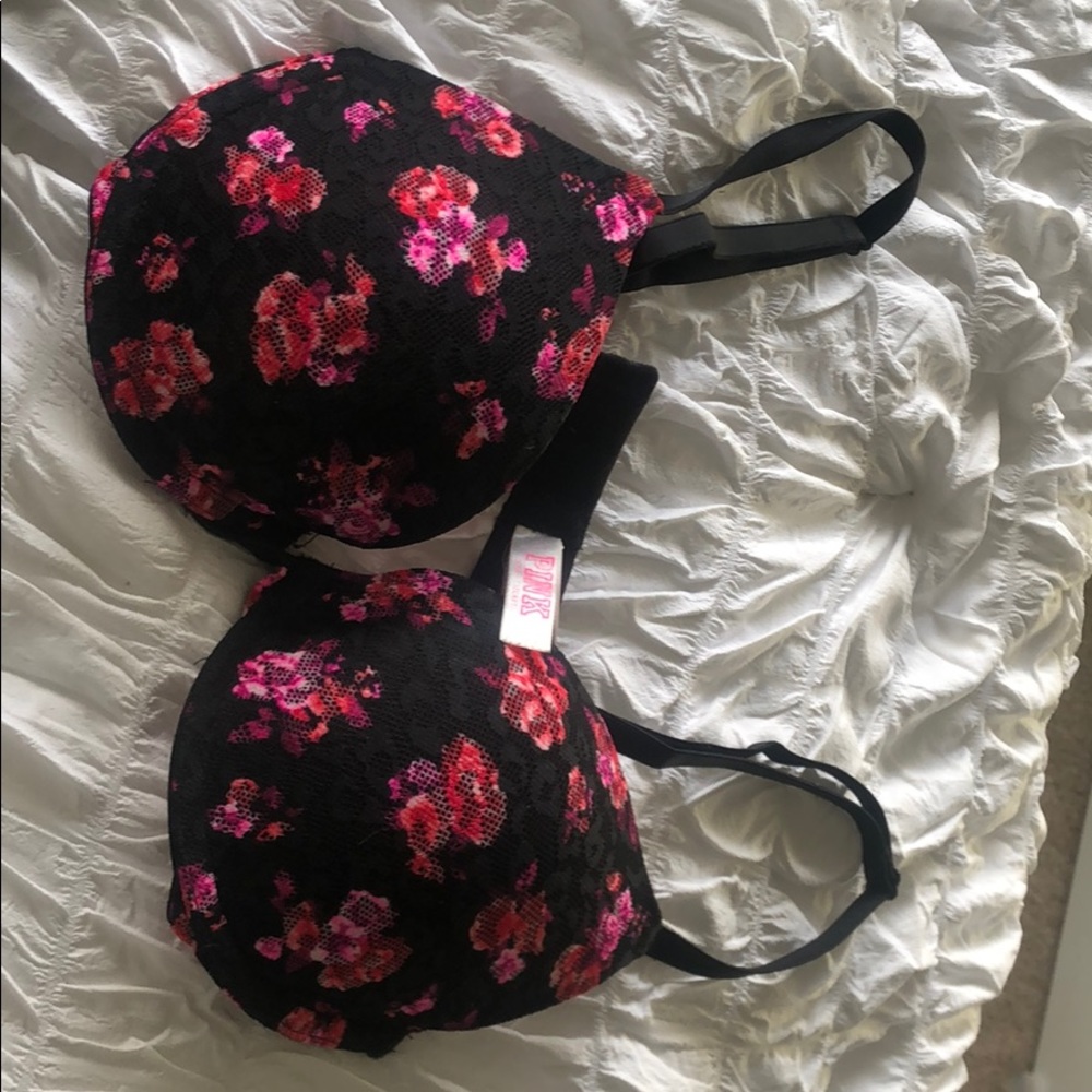Pink where everywhere push up bra